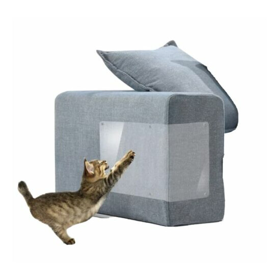 In Hand Furniture Scratch Guards, X-Large Premium Flexible Vinyl Cat Couch image {1}