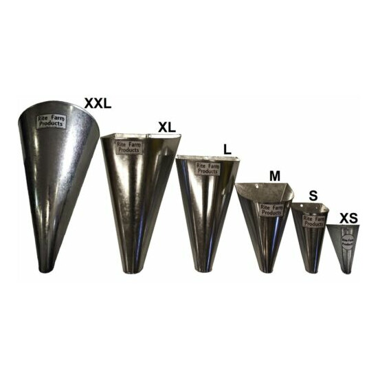 4 PACK-EXTRA LARGE- RESTRAINING KILLING KILL PROCESSING CONES FOR POULTRY TURKEY image {4}