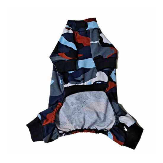  Hairless Cat CAMO Clothes Cotton Four Legs Design Sphynx Pajamas Pullover  image {4}