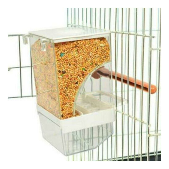 Bird Cage Auto Food Feeders Automatic European No More Mess image {1}