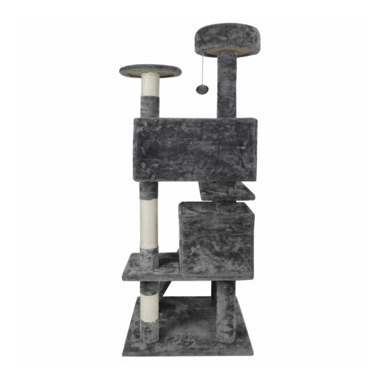 Activity Center Large Playing House 53" STURDY Cat Tree Tower Condo For Rest image {2}