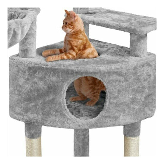 Cat Tree Cat Tower Cat Condo Cat Scratching Posts for Cats Kitten Used image {4}