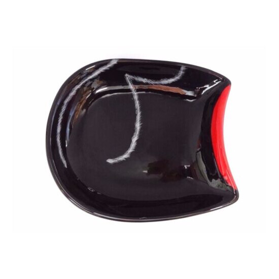 2 PC. Unique Produx Ceramic Hand Painted Cat Bowl ~ Black  image {4}