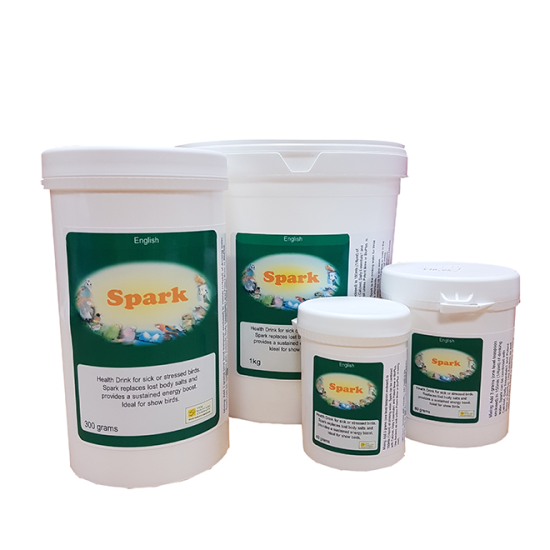 SPARK HEALTH DRINK FOR SICK/STRESSED BIRDS 1kg BY BIRDCARE COMPANY image {1}