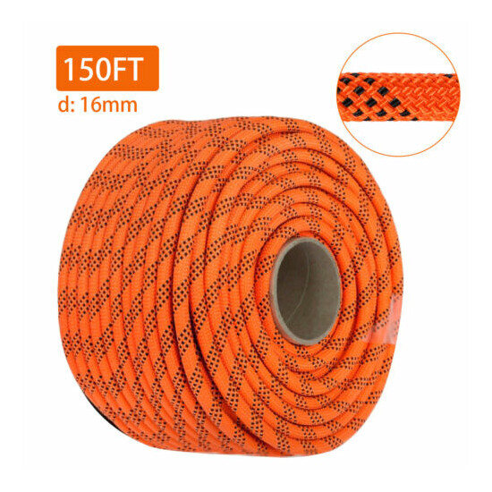 5/8" Double Braid Polyester Rope Nylon Pulling Rope 8200LBS Load Sailing Rope image {4}