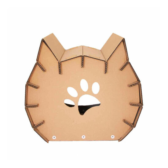 Meow Cardboard Cat House image {4}