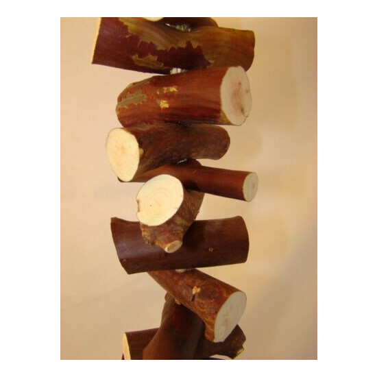 Manzanita Bird Toy * Hardwood Toy 2 Feet long 25 Pieces of Manzanita Wood FUN! image {4}