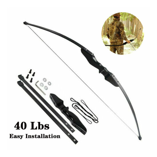 Outdoor 40lbs Archery Compound Bow For Camping Wild Hunting Sports Shooting Game Thumb {2}