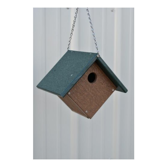 Poly Wood Wren House, a Birdhouse for a list of other Birds Choose Your Color image {4}