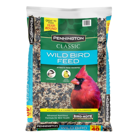 Pennington Classic Wild Bird Feed & Seed, 40 lb, Attracts A Variety Of Wild Bird image {1}