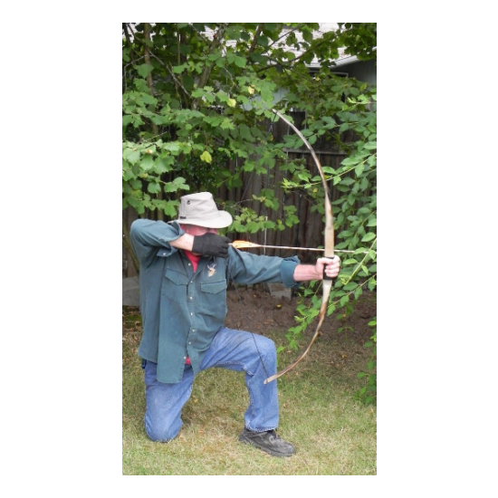  Archery Long Bow 40lb @28in 58" "Desert Warrior" FREE SHIPPING image {1}