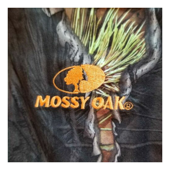 3X 2X XL Mossy Oak Eclipse Tricot Scent Control Waterproof Camo Coat Jacket Wind image {5}