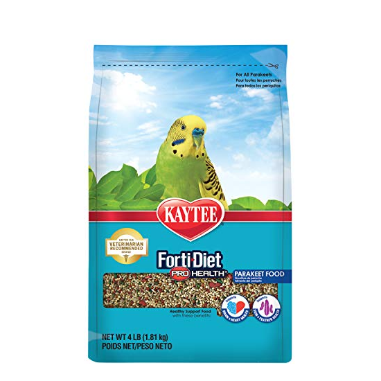 Kaytee Forti-Diet Pro Health Parakeet Food, 4 Pound (Pack 4 of 1)  image {1}
