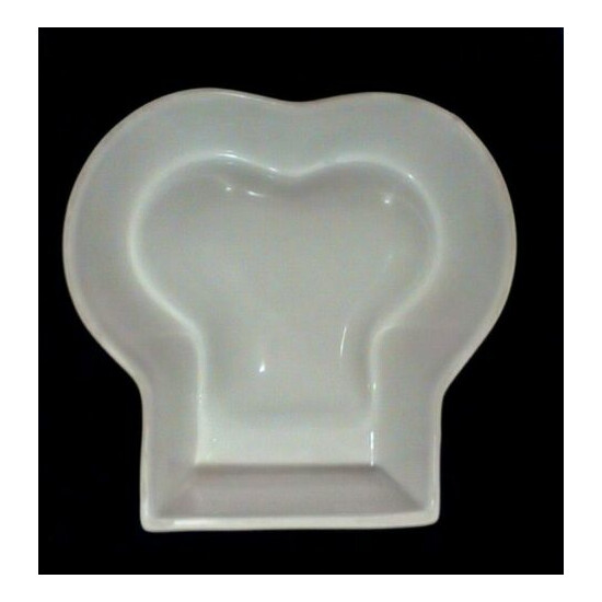 Stylish White Porcelain Pet Dish Cool Design image {3}