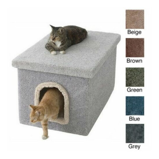 LITTER BOX ENCLOSURE - FREE SHIPPING IN THE UNITED STATES ONLY image {4}