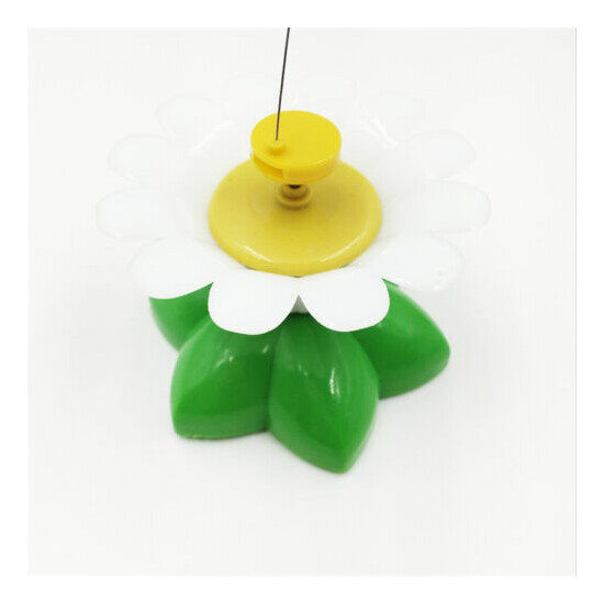 1 Pc Electric Rotating Butterfly Bird Teaser Colorful Pets Cat Toys Interactive image {4}