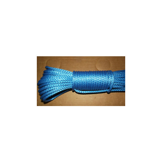 NEW 5/16"x 47' Dyneema Winch Line, Synthetic Pulling Rope, 12-Strand Braid image {1}