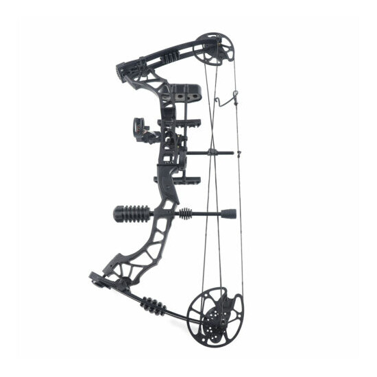 Adults 70 Lbs Pro Compound Shooting Bow Equipment Right Hand Practice Hunting image {4}
