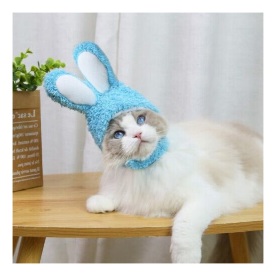 Cat Bunny Rabbit Ears Caps Hat Pet Cosplay Costumes Party For Cat Small Dog* image {3}