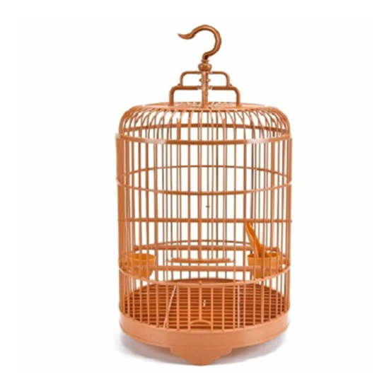 Portable Plastic Bird Cage Thrush Bird Parrot Cage Breathable Bird Cage image {3}