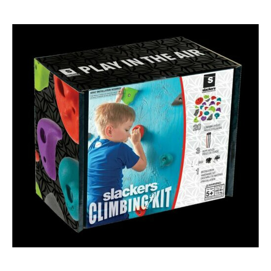 Slackers Climbing Kit Backyard Adventures Classic Series Kit Age 5+ Max 250lb image {1}