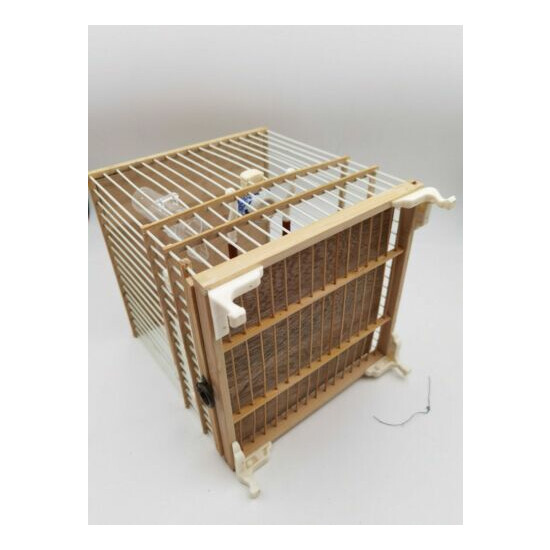 Chinese Bamboo Carved Birdcage + Copper hook + High toughness fiber material89 image {7}