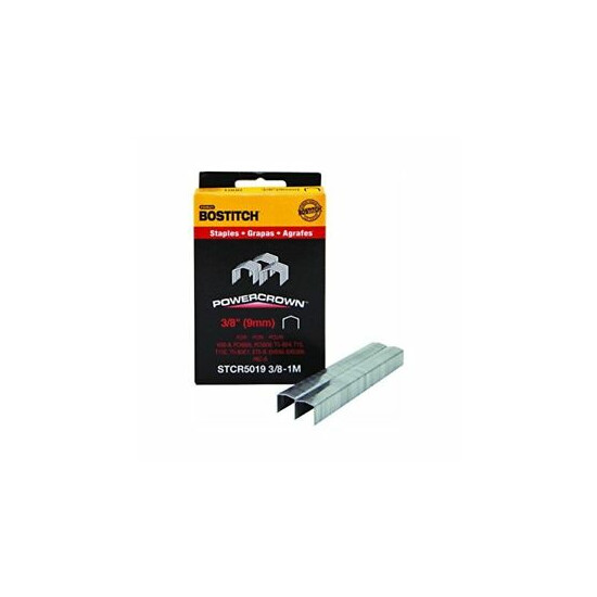 Stanley Bostitch STCR5019-3/8-1M 3/8-Inch Staple 1000-Pack image {1}
