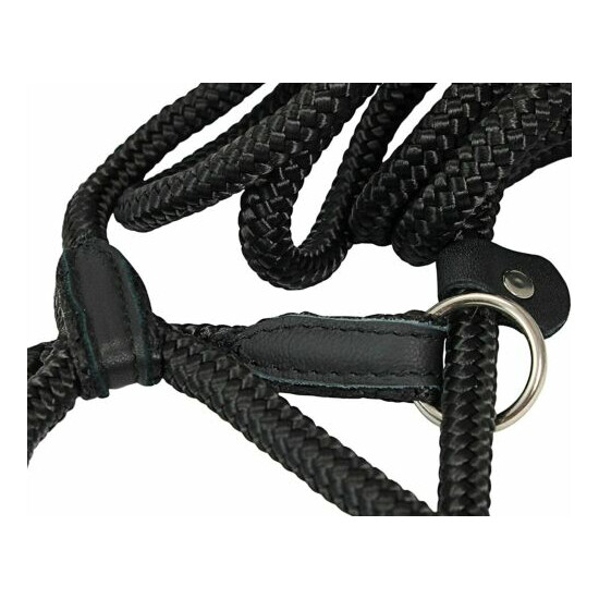 Dogs My Love Nylon Rope Slip Dog Lead Collar and Leash 4' Long NEW Size Medium image {3}