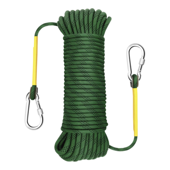Static Climbing Rope, 8mm Safety High Strength Tree Climbing Rappelling ...