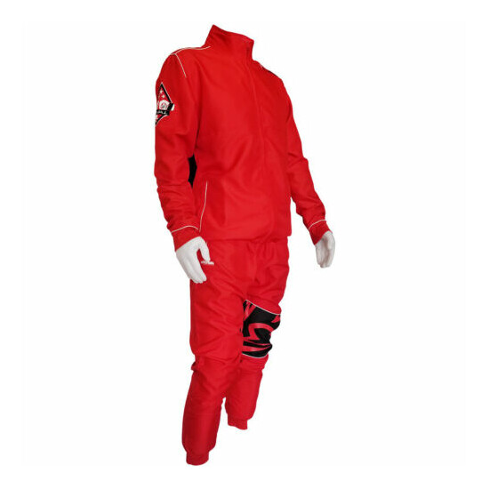 Rival Boxing Elite Active Tracksuit with Collar - Red Thumb {2}