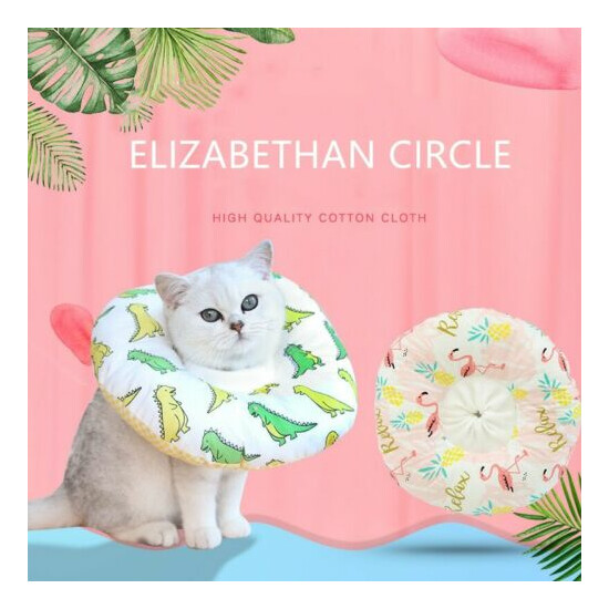 Anti Bite Anti Grasping Anti Licking Cat Neck Elizabethan Collar Pet Cat Collar image {3}