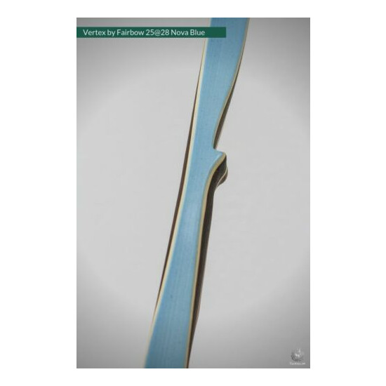 Vertex by Fairbow, reflex Deflex Longbow 25 lbs at 28 inch American Flatbow image {4}
