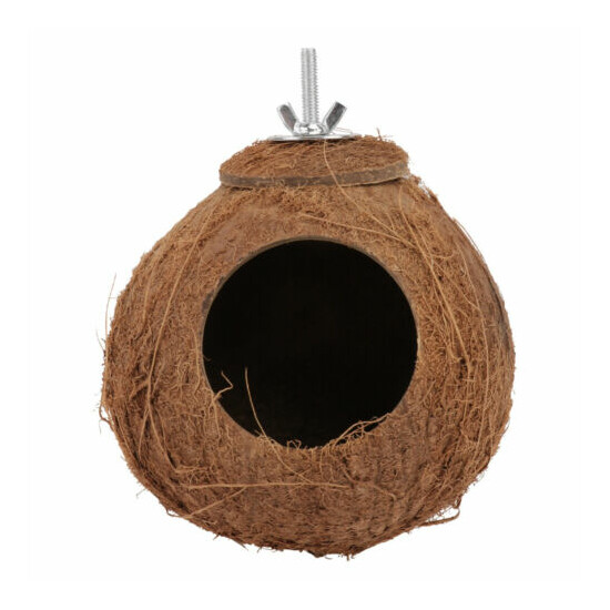 1PC Coconut Shell Birds Nest Pet Parrot Biting Plaything for Birds Parrot image {3}