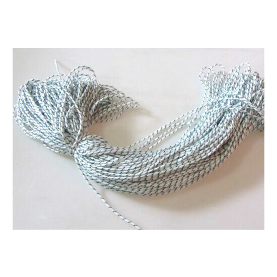 100Meters 2mm White Mixed Nylon Rope Cord Paracord Rope Outdoor Camping Jewelry  image {1}