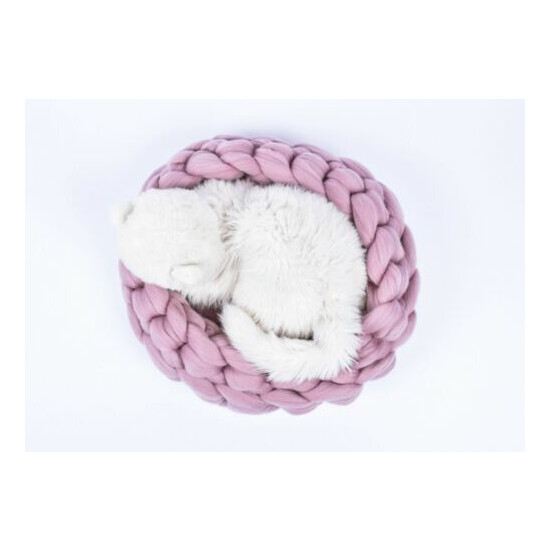 Cat house Cat Bed Chunky knit cet bed Cat cave Cat Bedding Merino Wool Cat Wool image {1}