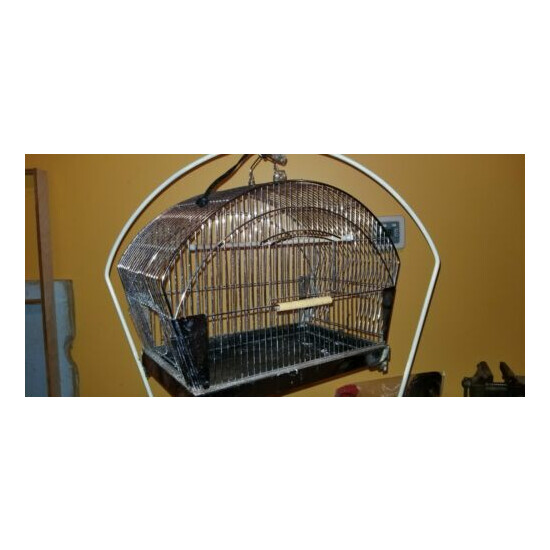 Vintage Metal Hendryx Bird Cage image {2}