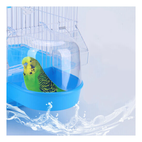 Bird bath tub Budgerigar bathroom bathroom bird cage accessories5x5x5 image {1}