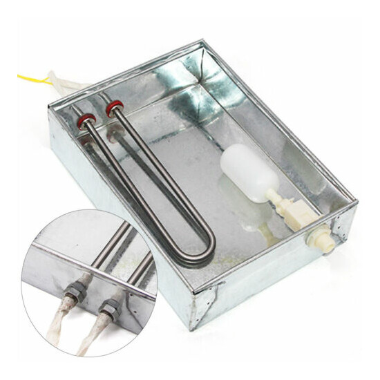 Poultry Incubator Humidifier System Humidify Tube Float Ball Value Water Basin image {1}