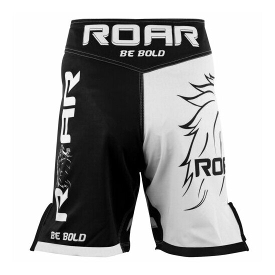 ROAR Mma Shorts Ufc Kick Boxing Muay Thai Grappling Cage Fight Training Shorts image {7}