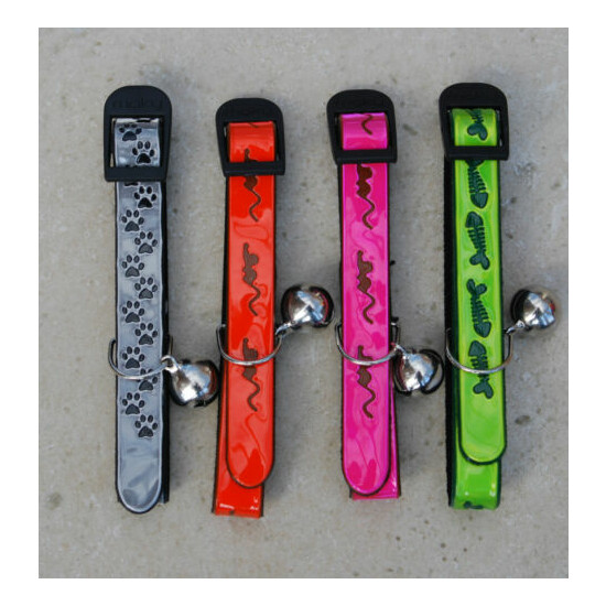 Designer Reflective Cat Collars by Moky (2 collars)  image {2}