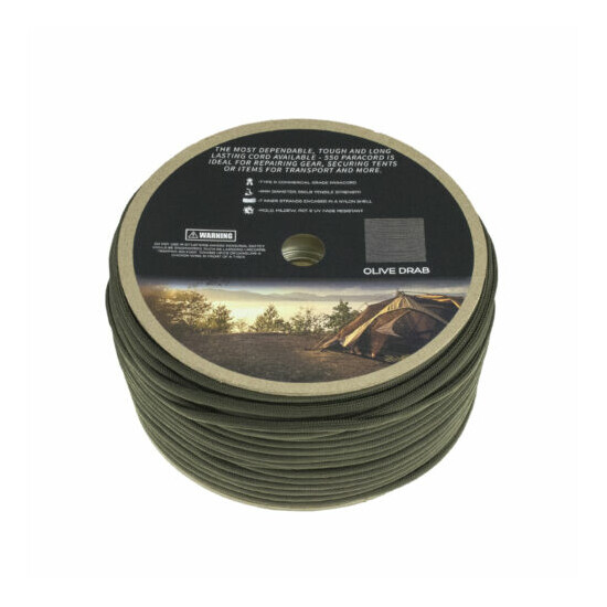 550 Paracord 500 ft SPOOL Parachute Cord Rope 7 Strand Survival Outdoor Camping Thumb {56}