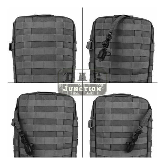 Emerson Tactical Modular Assault Backpack Pack w/ 3L Hydration Bag Water Carrier image {10}