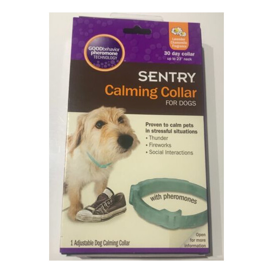 (12 PACK) SENTRY Good Behavior Pheromone Calming Dog Collar Anxiety Stress image {3}