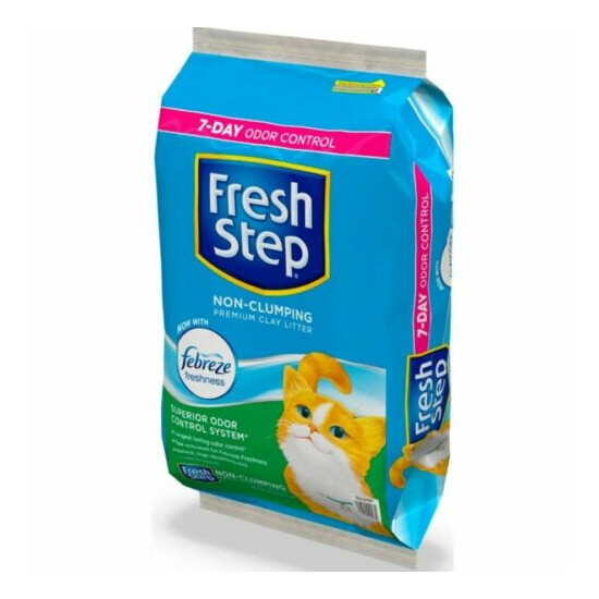 Fresh Step Febreze Scented Non-Clumping Clay Cat Litter 35lb image {1}