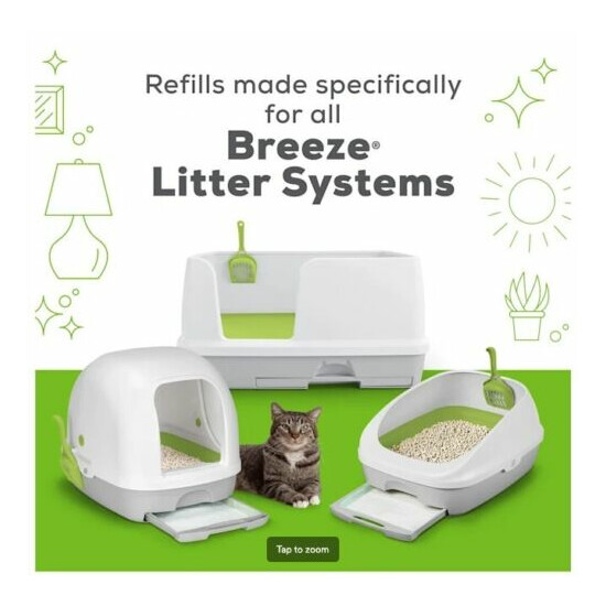 BREEZE Cat Refill Litter Pellets 3.5 lbs (Pack of 4) image {2}