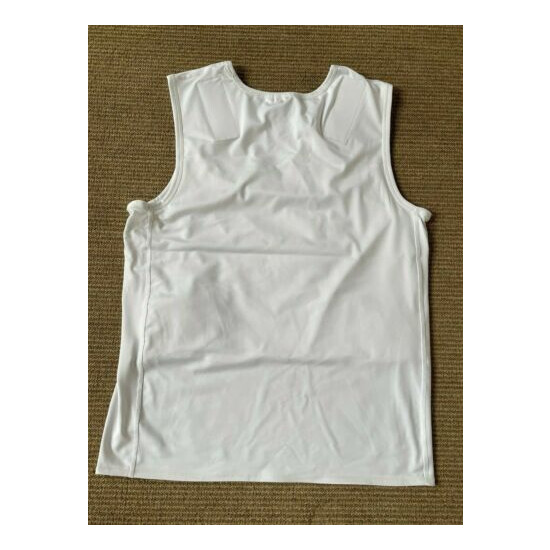 Armor Express Lo-Pro Undercover Concealed Body Armor Carrier T-shirt. XL White  image {9}