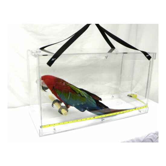 Bird Macaw Carrier / Bird Acrylic Cages image {1}