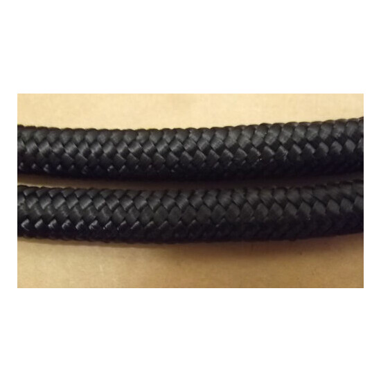 NEW 1/2" (12mm) x 200' Double Braid Static Line, Safety Rope, Black Thumb {3}