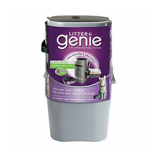 Litter Genie Pail, Ultimate Cat Disposal System, Locks Away Odors,...  image {1}