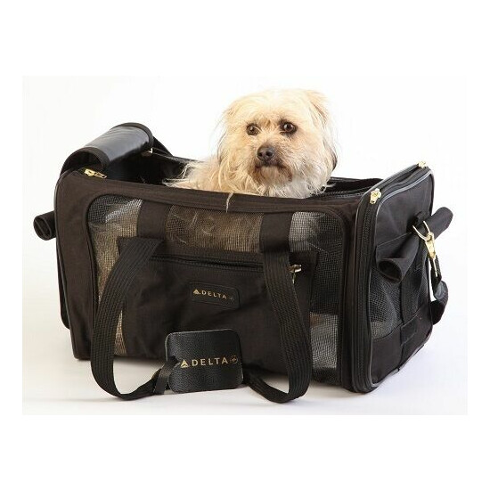 Sherpa Delta Deluxe Soft Sided Pet Carrier Medium up to 16lbs Airline Approved image {3}